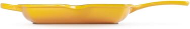 Чавунна гриль-сковорода Le Creuset Signature, квадратна, 26 см, для всіх типів плит, індукція, колір Nectar, 2,86 кг