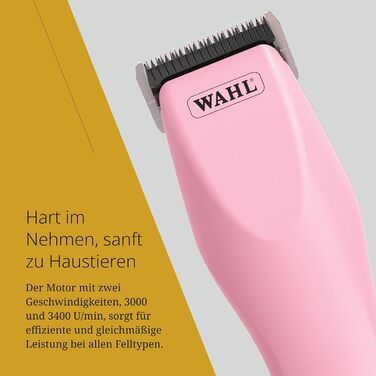 Машинка для стрижки тварин Wahl KM2+ Animal - рожева, для собак та котів