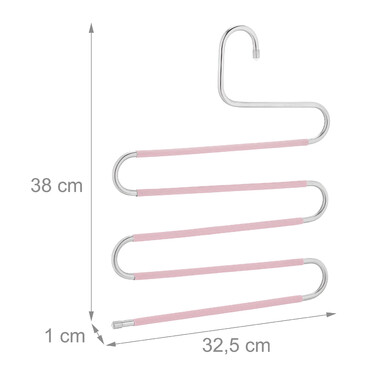 Relaxdays 4-Piece Trouser Hanger Set