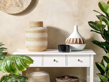 Декоративна керамічна ваза RENUN, 36 см, натуральний колір