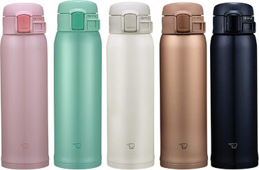 Zojirushi Stainless Steel Thermobecher - Insulated Coffee Tumbler, Leak-Proof, 0.48L, Dark Blue