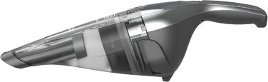 Акумуляторний пилосос ручний BLACK+DECKER Dustbuster NVC220WBC 7.2V (1.5Ah), сірий металік, 385 мл, без мішка, з насадкою для щілин та док-станцією