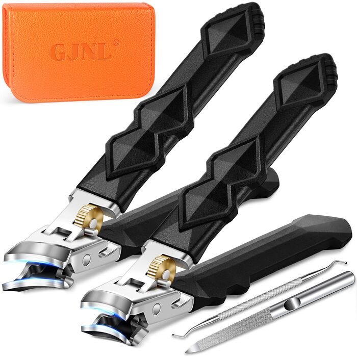 Манікюрний кусачок для товстих нігтів, 4 шт. срібного кольору