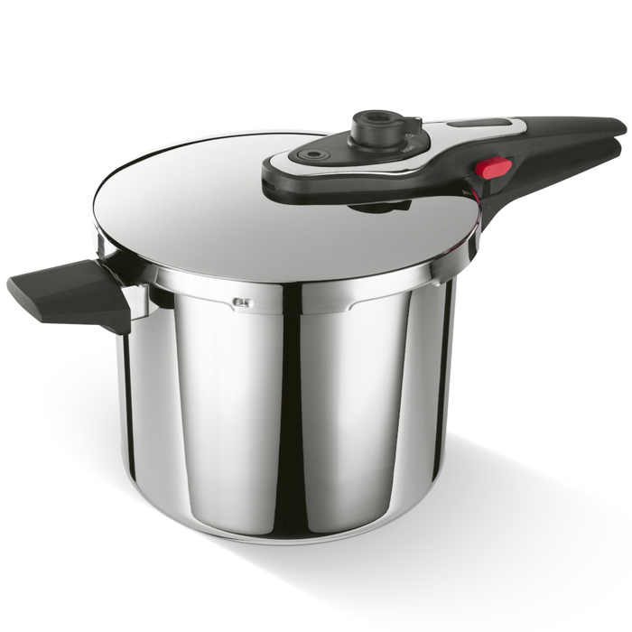 Скороварка LAMART LT1312 7л, нержавіюча сталь, індикатор тиску, для індукційних та газових плит