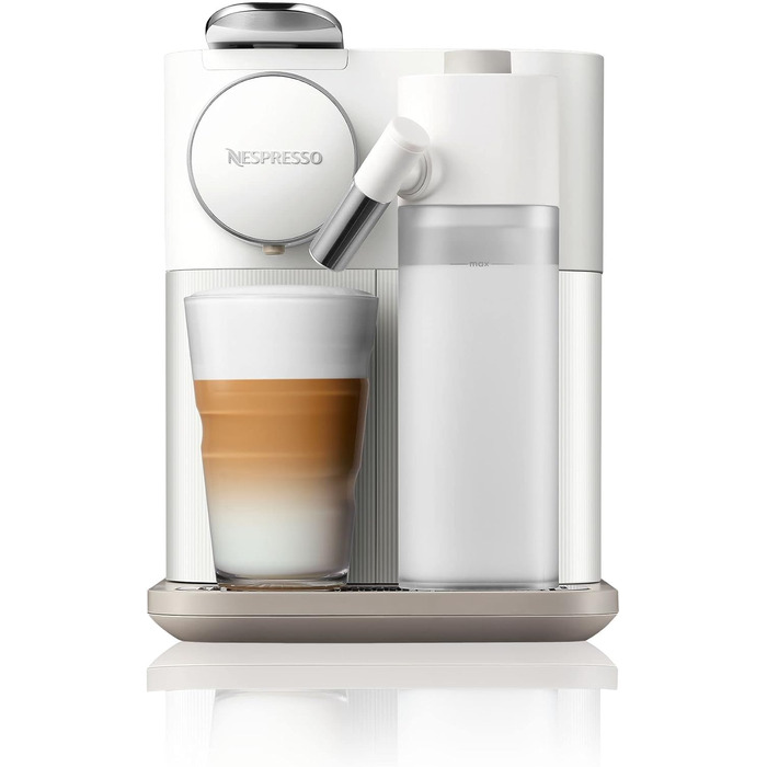 Nespresso De'Longhi EN640.W Gran Lattissima Coffee Capsule Machine with Automatic Milk System, 19 Bar Pressure, 1400W, White