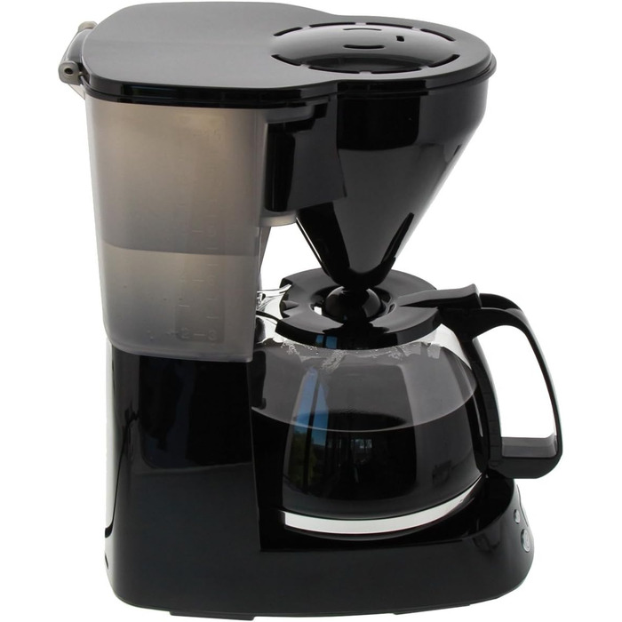 Кавомашина Melitta Easy Timer з таймером, скляна колба, стоп-крапля, 10 чашок, чорна