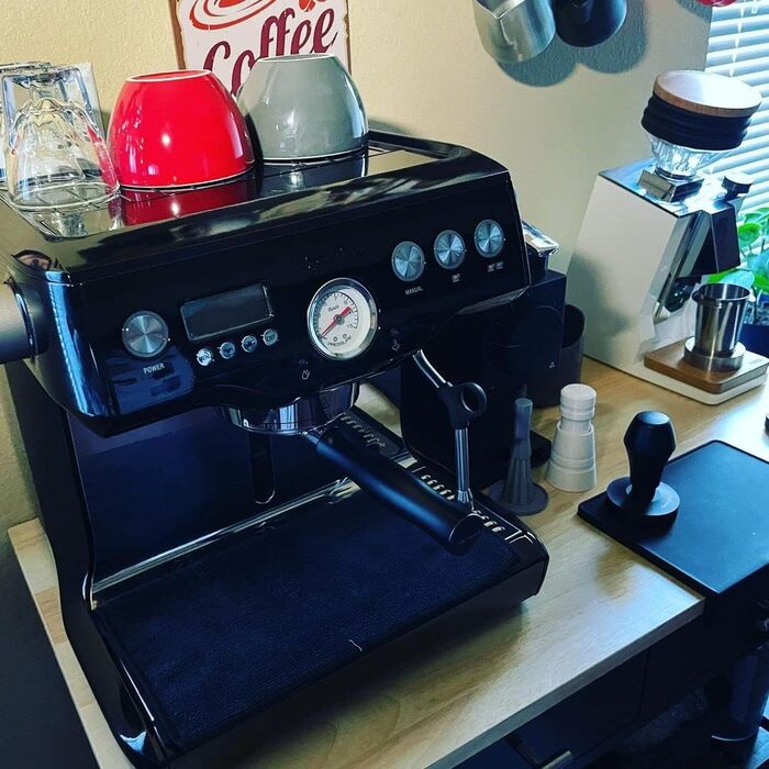 Портфільтр Normcore 54 мм без дна з фільтром для кавомашин Breville 870/875/878/880 та інших серії 8, подвійний фільтр для еспресо