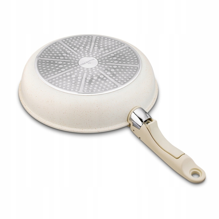 Набір сковорідок Starke Pro бежевий, антипригарне покриття, 4 предмети (20/24/26 см)