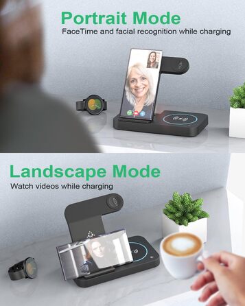 Бездротова зарядка 3-в-1 для Samsung Galaxy: годинники, смартфони, навушники