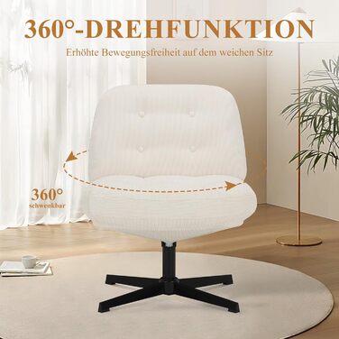 Крісло офісне ергономічне Colamy - зручне, з підлокітниками 3D, регульованою підголівником, для офісу, дому та навчання, чорний (білий, стандартний розмір)