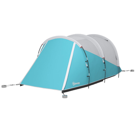 Намет Outsunny Tunnelzelt на 5 осіб, 180H x 460L x 230W см, стійкий до УФ-випромінювання, з кілками, відтяжками, сумкою для перенесення, водовідштовхувальний, Синій | Aosom