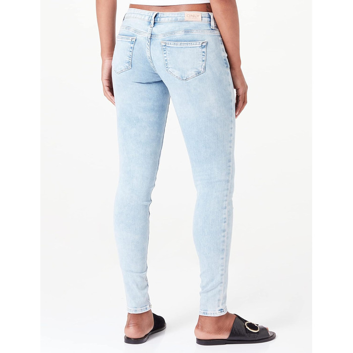 Джинси скінні жіночі ONLY CORAL, низька посадка, блакитний денім, розмір 32