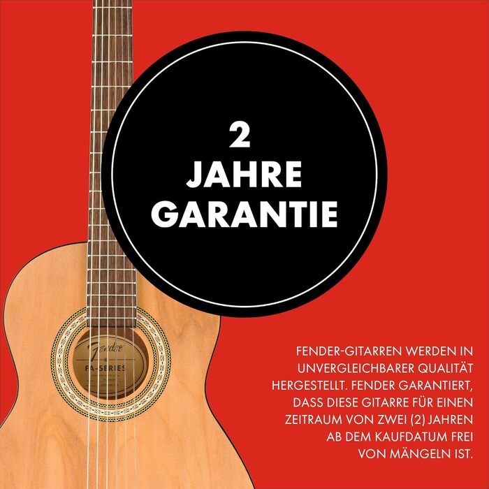 Акустична гітара Fender FA-25N 3/4 з палісандровим гриф, натуральний колір