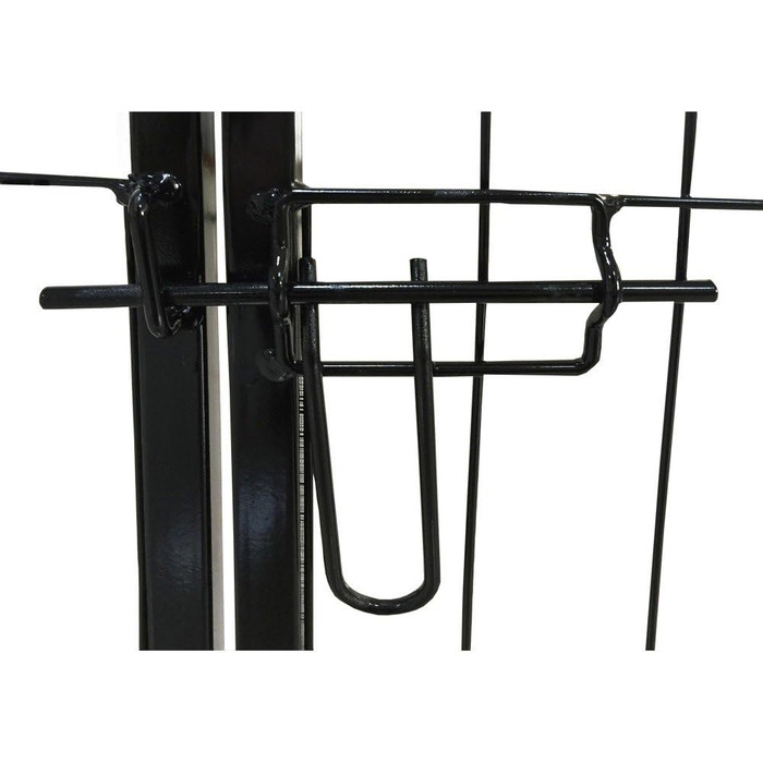 Клітка для цуценят Petigi, вольєр з порошковим покриттям, складана, розмір вічка 47 мм, для використання в саду, розмір (Ш x В): 80 x 100 см