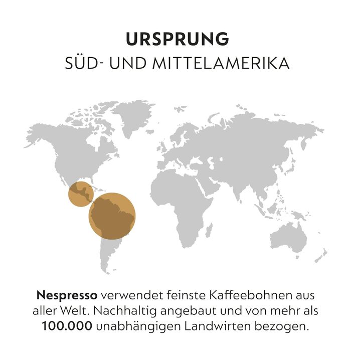 Nespresso Original Ispirazione Roma, середній рівень обсмаження, сумісний з капсульними машинами Original, набір капсул з 100 шт.