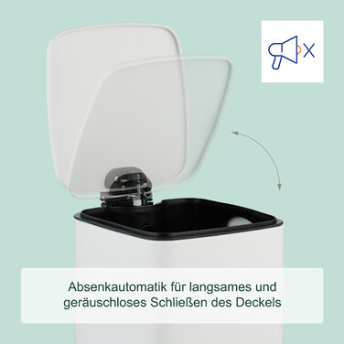 Relaxdays Square Cosmetic Container 6 Liter