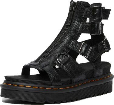 Сандалі Dr. Martens Olson Mädchen Schwarz Tante Sally 40 EU - Чорні шкіряні сандалі для дівчаток