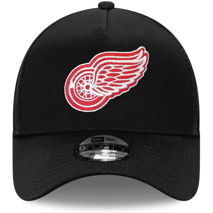 Кепка бейсболка New Era 9Forty A-Frame NHL Detroit Red Wings чорна, оригінальна, для фанатів хокею