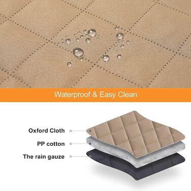 Захисний чохол на сидіння для собак, для автомобілів, позашляховиків та вантажівок з сіткою у вікно, стійкий до подряпин, ковзання та води, з поворотком для прив'язування (Рожевий)