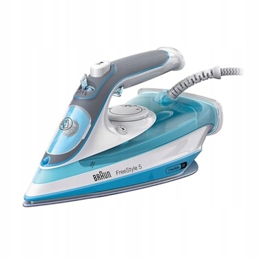 Парова праска BRAUN TexStyle 5 2600W Freeglide 3D, синя