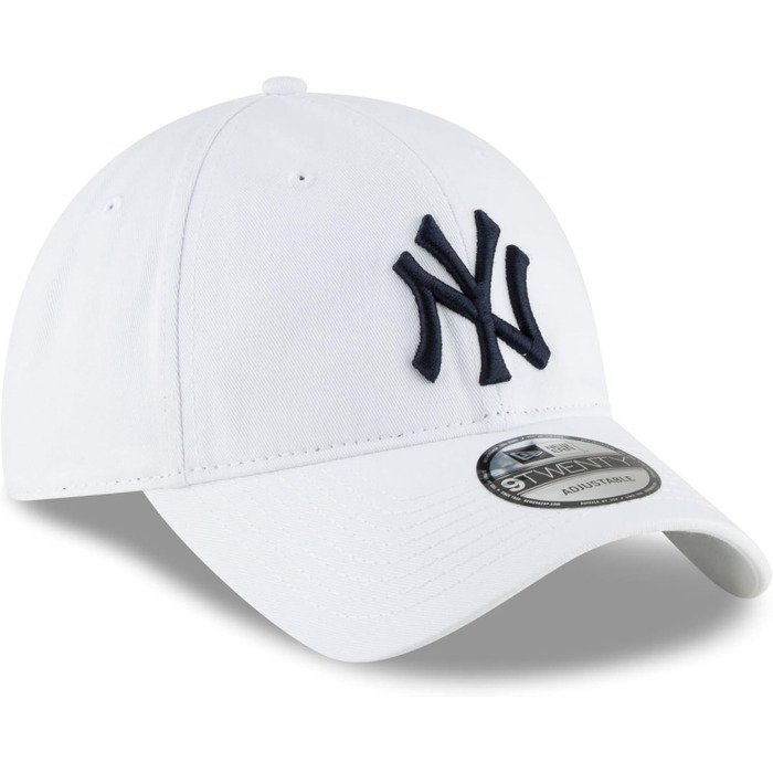 Кепка бейсболка New Era MLB Core Classic 9twenty New York Yankees біла унісекс