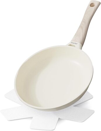 Керамічна сковорода 24 см з антипригарним покриттям, для індукційних плит, ідеальна для омлетів та смаження