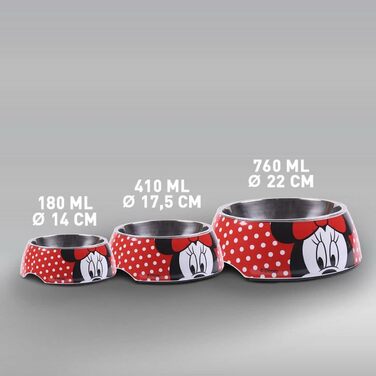 Миска для котів та собак Disney Minnie Mouse, офіційна ліцензія, Cerda Life's Little Moments