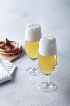 Набір пивних келихів LEONARDO HOME DAILY 6 шт (360 мл) для пива Pilsner, міцні, для посудомийної машини