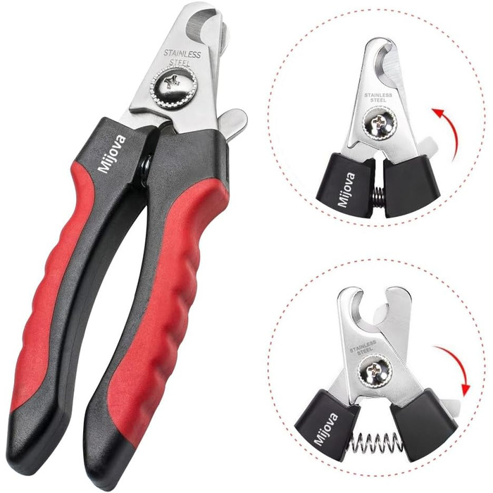 Професійний кусачок для нігтів собак та котів з захистом, рожевий