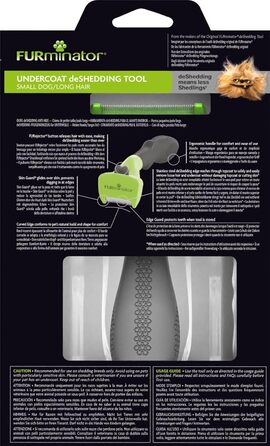 FURminator для собак малого розміру - щітка для видалення підшерстка, версія 2.0