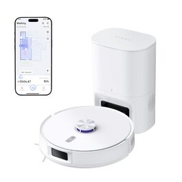 Робот-пилосос NARWAL Freo S з функцією миття підлоги, 8000Pa, 8N тиск, станція самоочищення 3.5L, LDS-лазерна навігація та 3D-картування, керування через додаток, для килимів/шерсті домашніх тварин