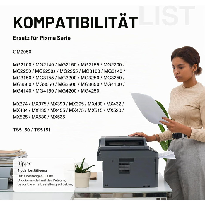 Чорний картридж Economink PG-540 (сумісний з Canon 540, 540 XL) для принтерів Pixma TS5150, MG3650, MX475 та інших серій MG/MX/TS