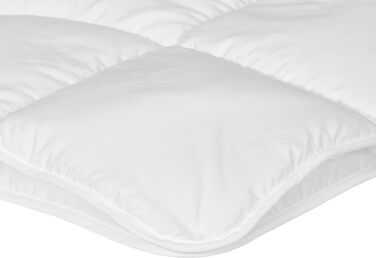 Irisette Lotte 4-Season Duvet - Made in Germany - Quilted Comforter with Top Cool Fabric, washable at 95 degrees, includes storage bag, 135 x 200 cm, white, Öko-Tex Certified 135 x 200 cm 4-Season Duvet