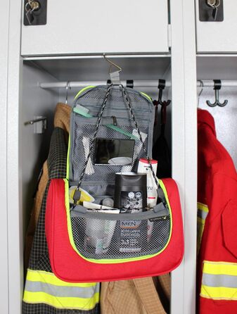 Сумка для ванної кімнати Tee-UU Hero | Міцна, з відділеннями, різні кольори (червоний)