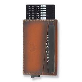 Картхолдер Solo Pelle з RFID захистом для 11 карт, гаманець для повсякденного використання, шкіра коньячного кольору Burned
