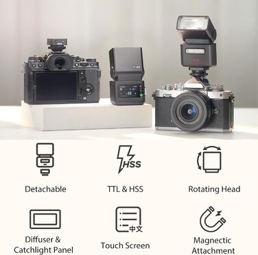 Спалах GODOX iT32 TTL з бездротовим тригером X5N для Nikon: швидка зарядка, HSS 1/8000s, GN18, LED-ліхт, дифузор, магнітний фільтр