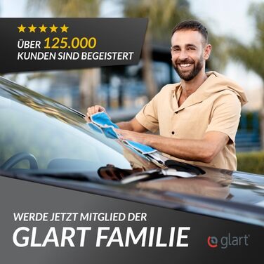 Мікрофібра для автомобіля Glart 443TPO4, набір 12 шт, 40x40 см, 600 GSM, серветки для полірування та чищення авто