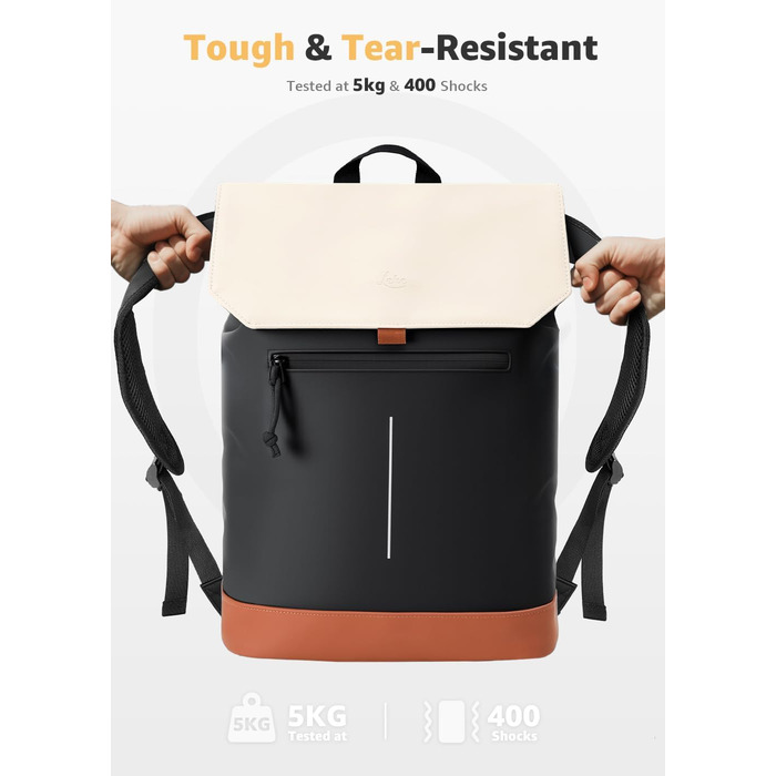 Стильний рюкзак для жінок та чоловіків з відділенням для ноутбука 15.6