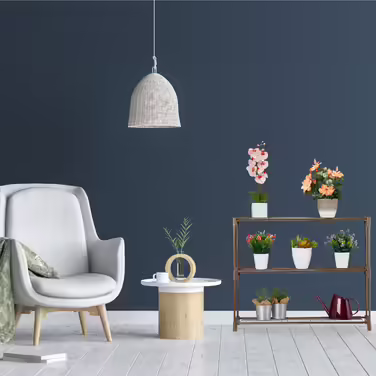 Relaxdays Brown Flower Shelf Metal 3 Tiers