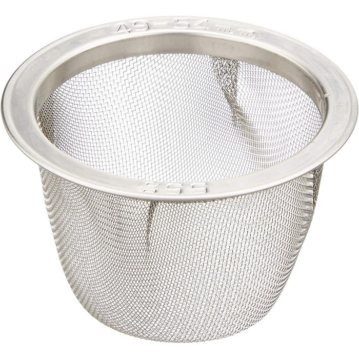 Stainless steel strainer for teapot, Tikusan - Made in Japan, 7.9 - 8.4 cm (1.9