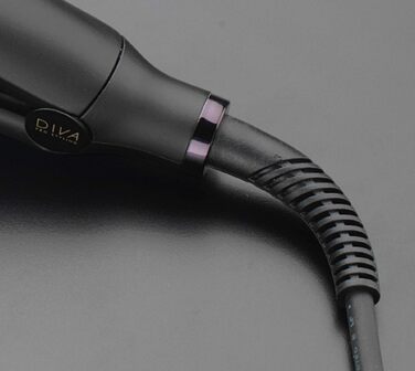 Diva Pro Styling Digital Flat Iron - Ceramic Plates - Auto Shutoff - 3m Cord - Black