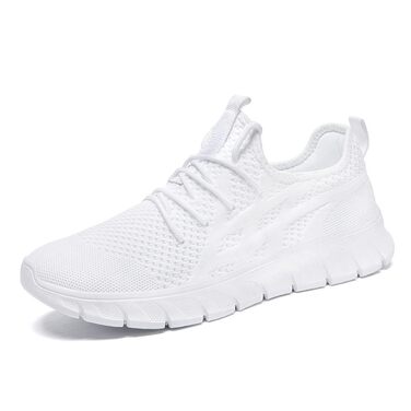 Жіночі кросівки для бігу та ходьби, Slip-On, сітка, білі, 38 EU