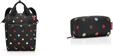 reisenthel Allrounder R Backpack Bag (Dots, Bundle with multicase dots)