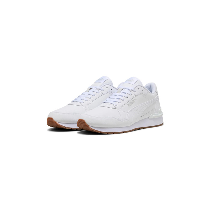Кросівки PUMA St Runner V3 L білі, 42/47 EU (47 EU, V4 White Glacial Gray Gum)