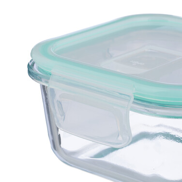 Relaxdays Glass Containers with Lids Set