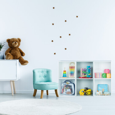 Relaxdays Modular Children's Shelf, 6 Compartments