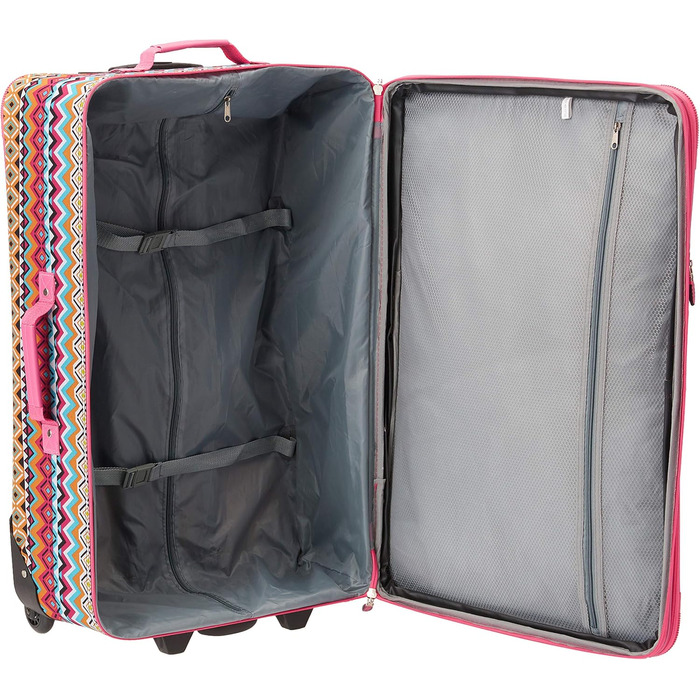 Набір валіз Rockland Escape Softside, 4 шт. (14/19/24/28 дюймів), племінний стиль