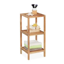 Relaxdays Walnut 3-Tier Shelf