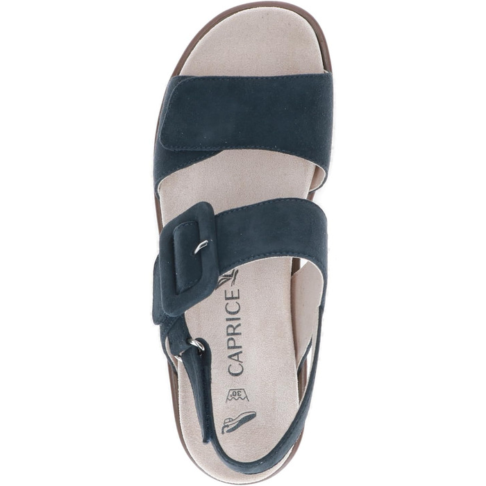 Босоніжки жіночі Caprice на платформі зі шкіри замші Ocean Suede, 40 EU
