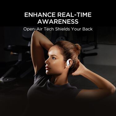 1MORE Fit S50: Бездротові навушники-вкладки для спорту з мікрофоном, Bluetooth 5.3, ENC, IPX7, 38 годин роботи, швидка зарядка (білий)